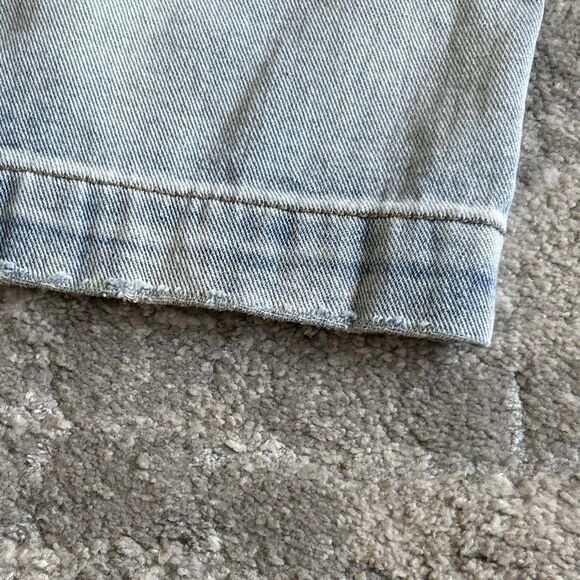 Oliver Logan Jeans Womens 35 Blue Wide Leg Cargo Madison High Rise Light Wash - Picture 10 of 11